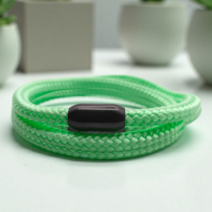 Segeltau-Armband "UNI DOUBLE" in Bright-Minze | 8mm