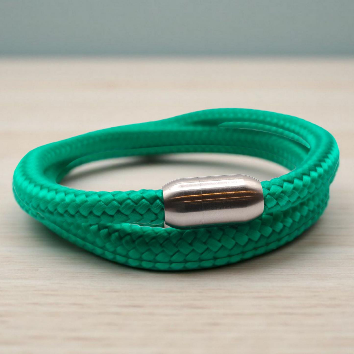 Segeltau-Armband "UNI DOUBLE" in Ice-Minze | 8mm