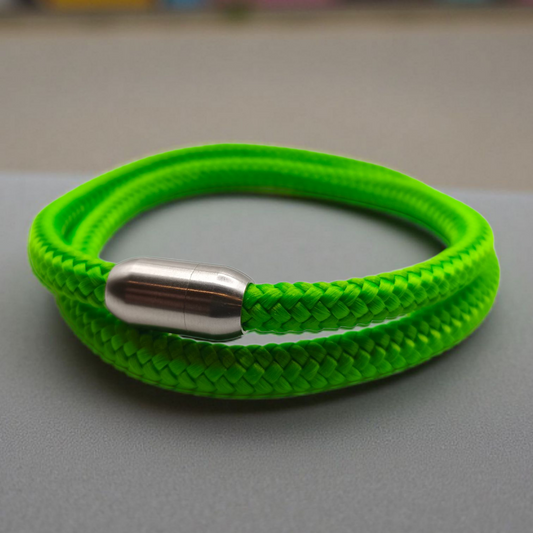 Segeltau-Armband "UNI DOUBLE" in Hellgrün | 8mm