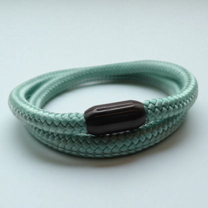 Segeltau-Armband "UNI DOUBLE" in Sea-Grün | 8mm