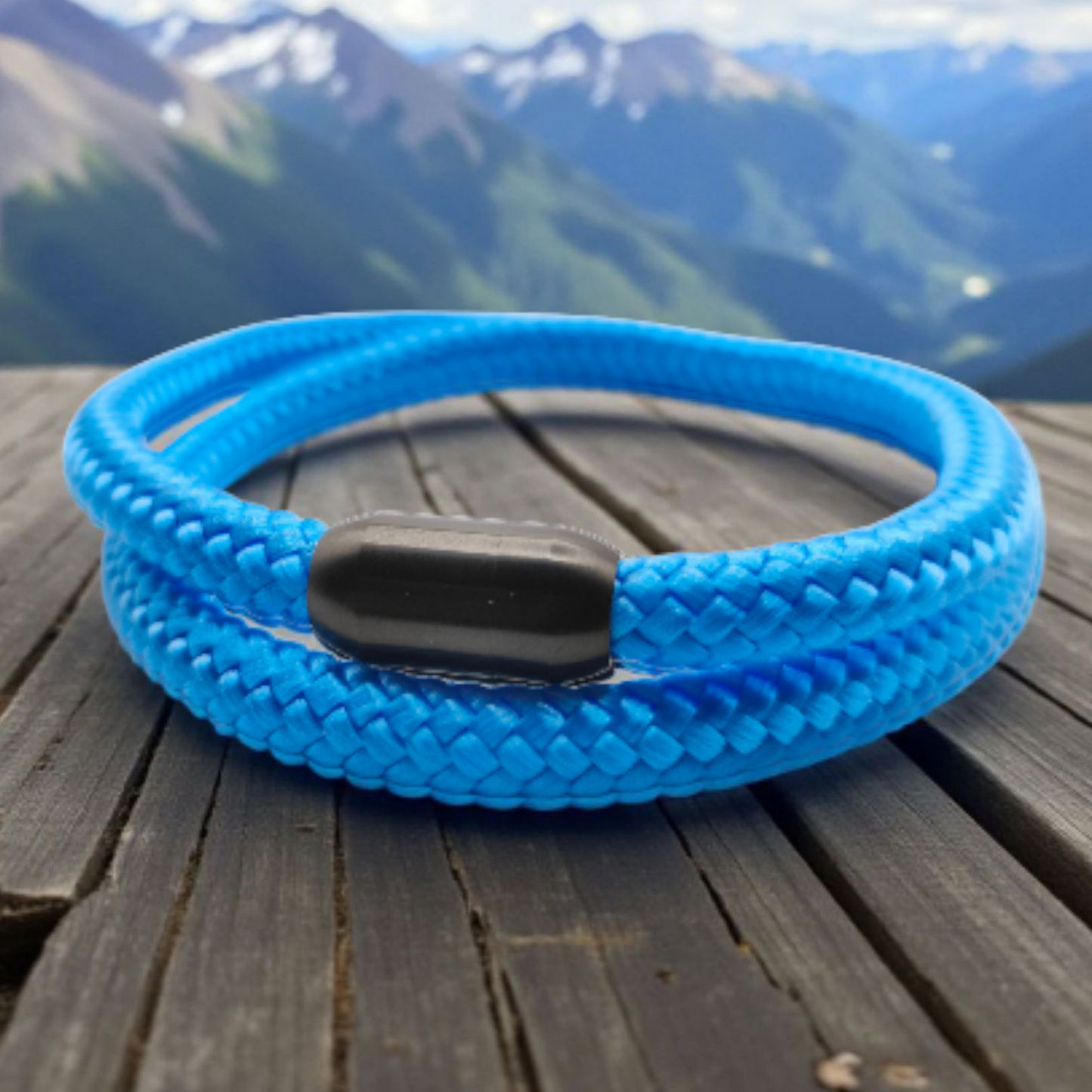 Segeltau-Armband "UNI DOUBLE" in Sky-Blau | 6mm