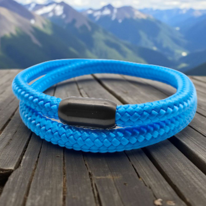 Segeltau-Armband "UNI DOUBLE" in Sky-Blau | 6mm