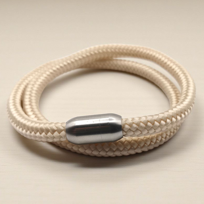 Segeltau-Armband "UNI DOUBLE" in Shiny-Gold | 6mm