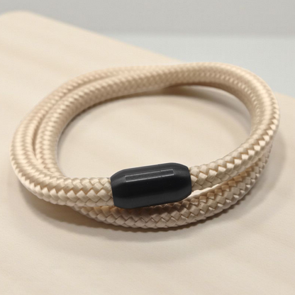 Segeltau-Armband "UNI DOUBLE" in Shiny-Gold | 6mm