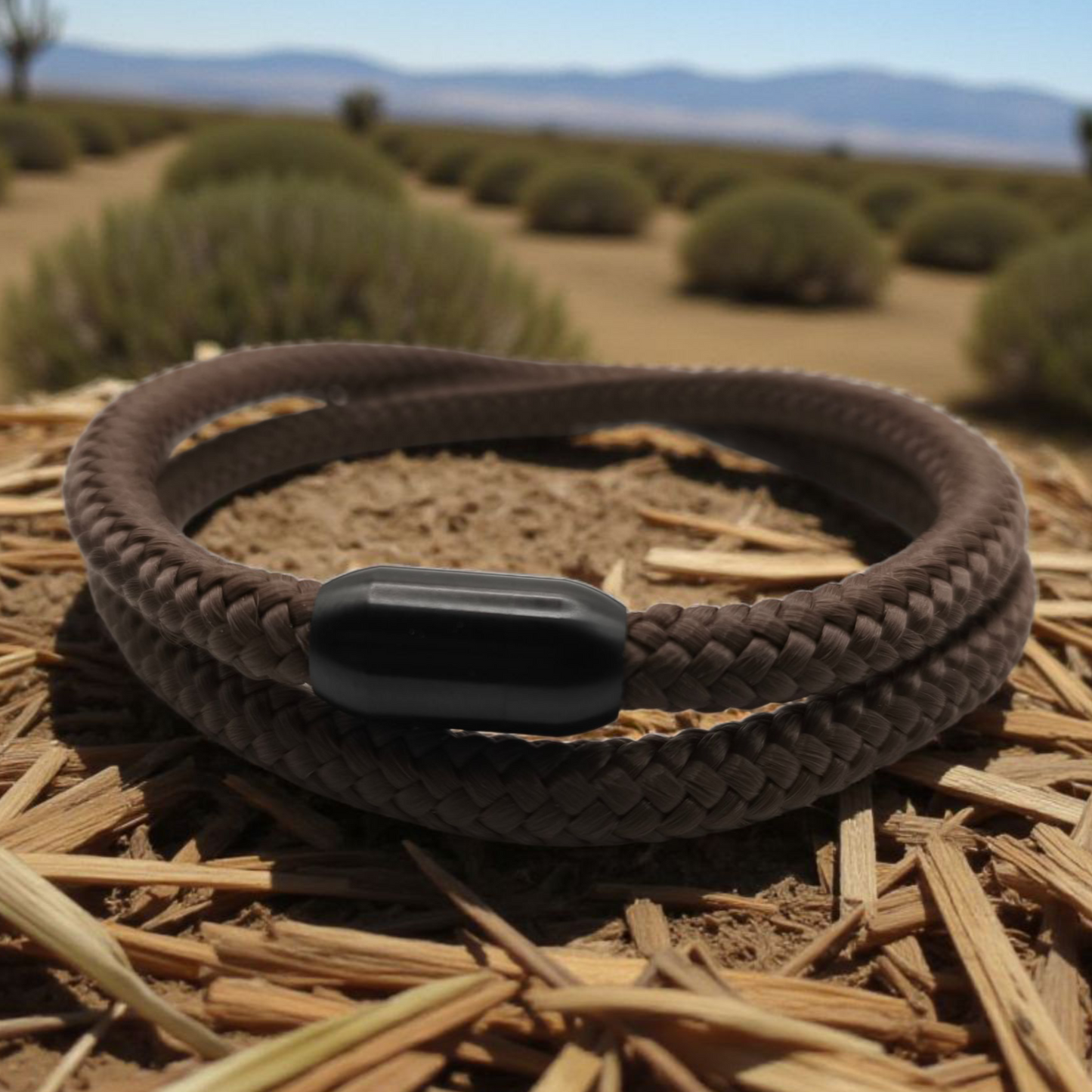 Segeltau-Armband "UNI DOUBLE" in Chocolate-Braun | 8mm
