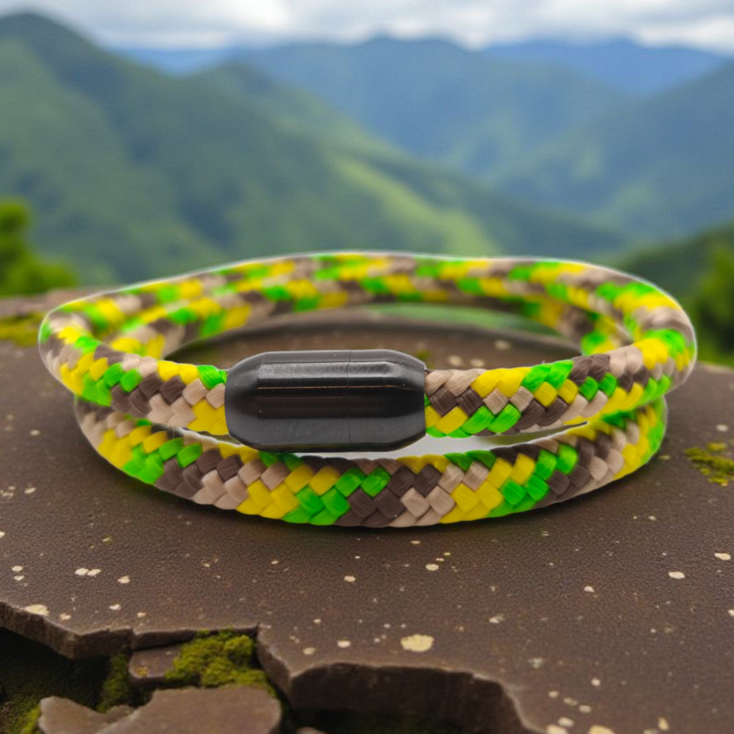 Segeltau-Armband "Jungle" als Double | 8mm