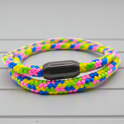 Segeltau-Armband "Partytime" als Double | 8mm