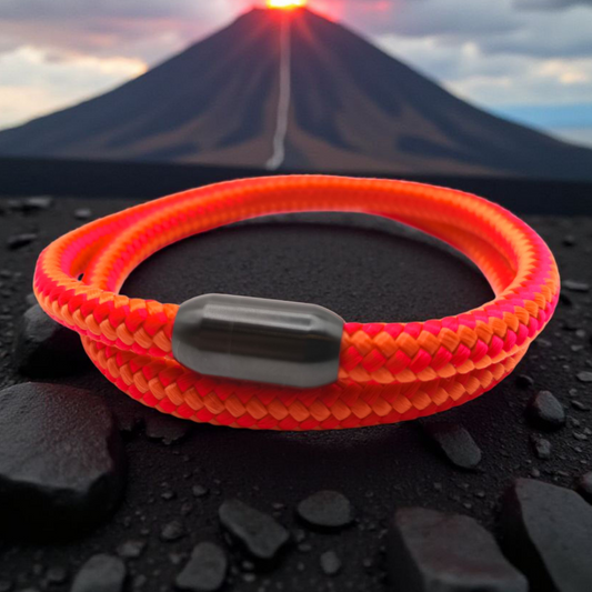 Segeltau-Armband "Firepower" als Double | 8mm