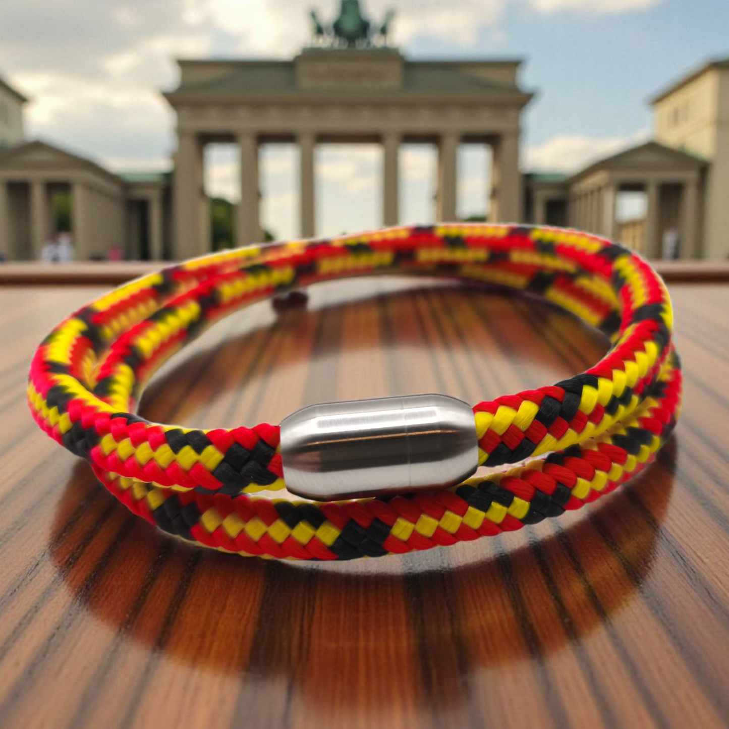 Segeltau-Armband "Germany" als Double | 6mm