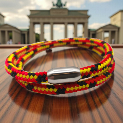Segeltau-Armband "Germany" als Double | 6mm