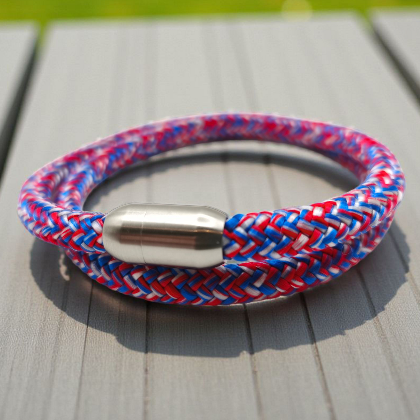 Segeltau-Armband "Phaser" als Double | 8mm