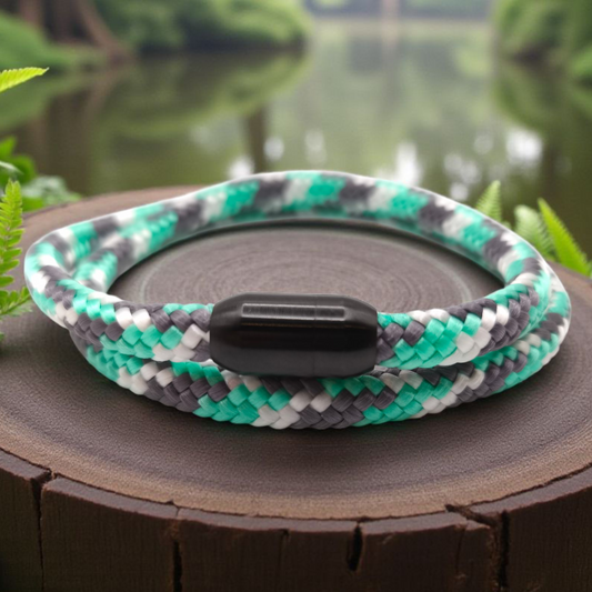 Segeltau-Armband "Baracuda" als Double | 8mm