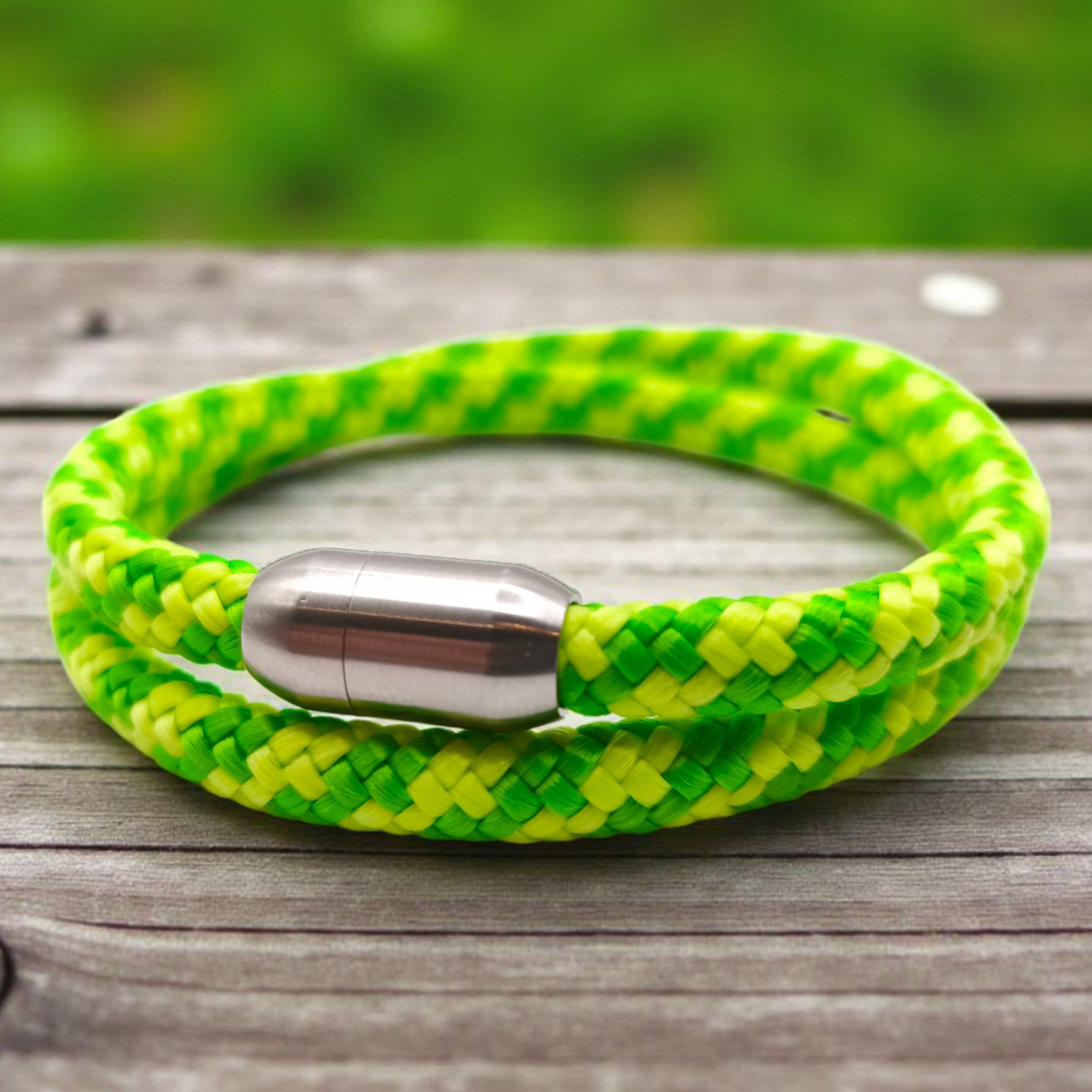Segeltau-Armband "Lime" als Double | 8mm