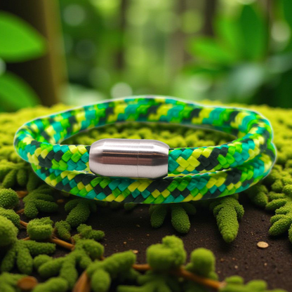 Segeltau-Armband "Forest" als Double | 8mm