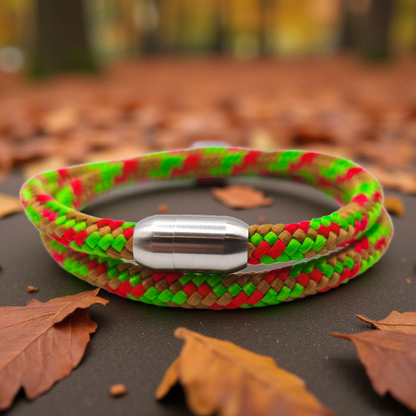Segeltau-Armband "Autumn" als Double | 6mm