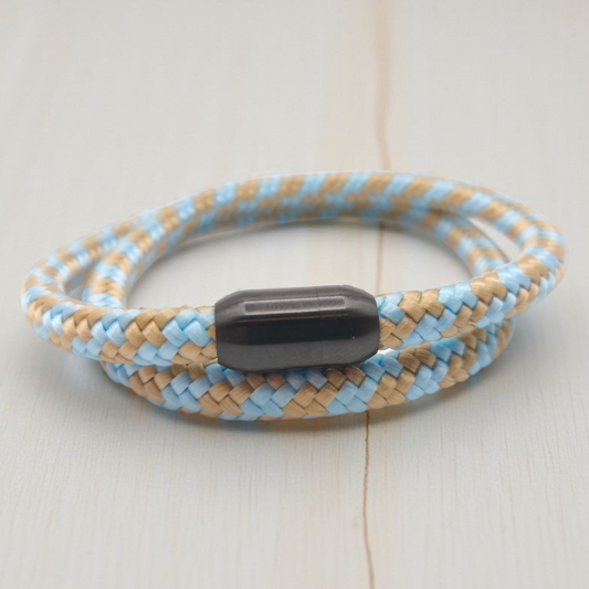 Segeltau-Armband "Baby-Boy" als Double | 8mm