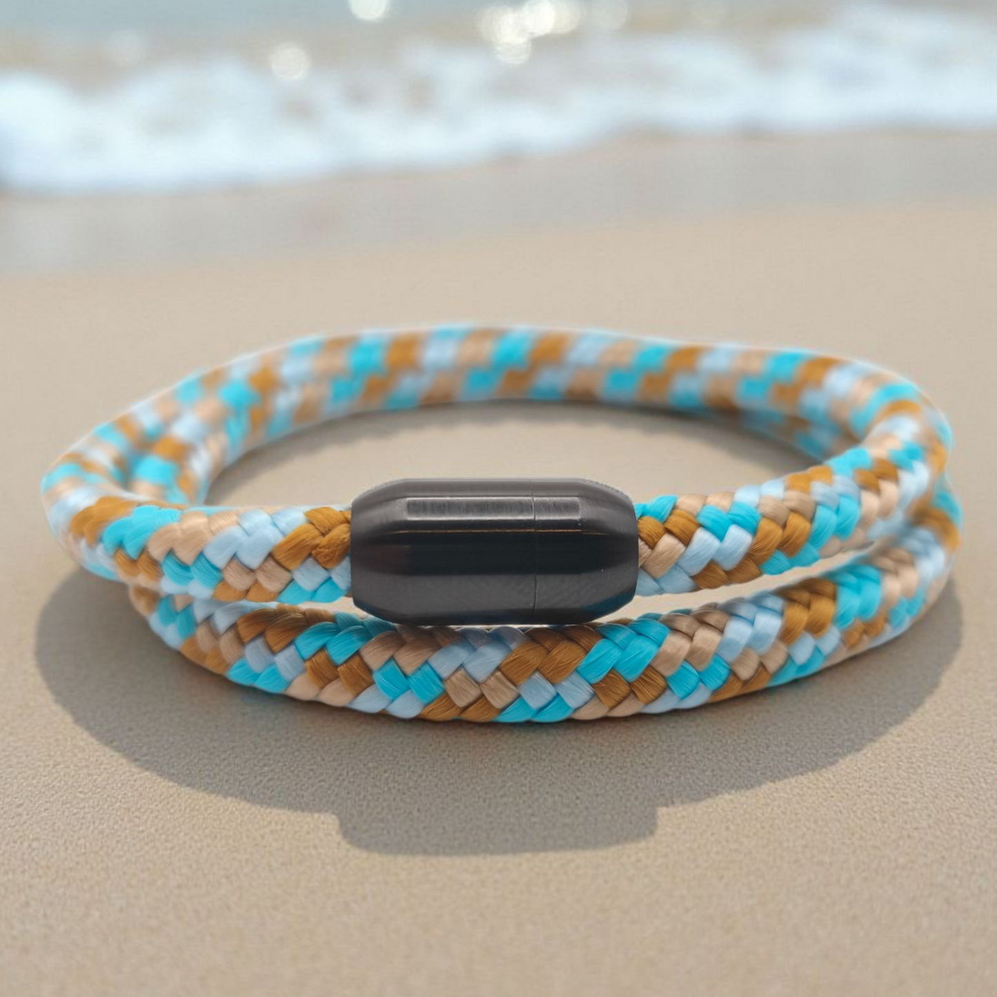 Segeltau-Armband "Ocean" als Double | 6mm