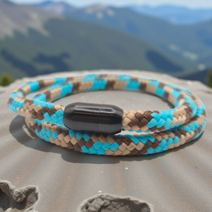 Segeltau-Armband "Mountain" als Double | 8mm