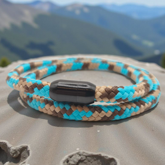 Segeltau-Armband "Mountain" als Double | 8mm