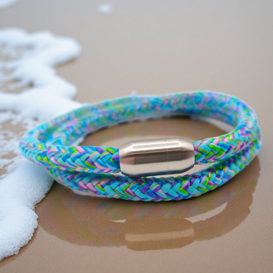 Segeltau-Armband "Mermaid" als Double | 8mm