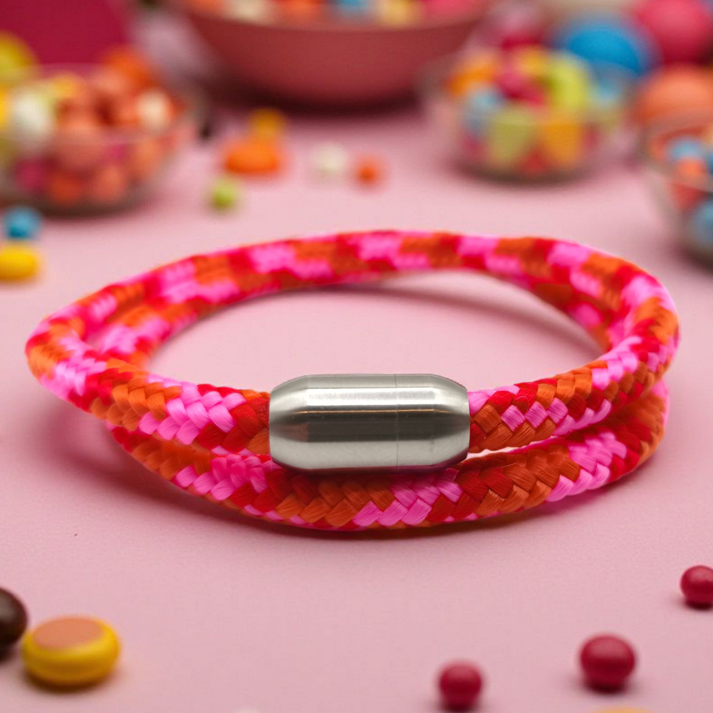 Segeltau-Armband "Candy Bar" als Double | 8mm