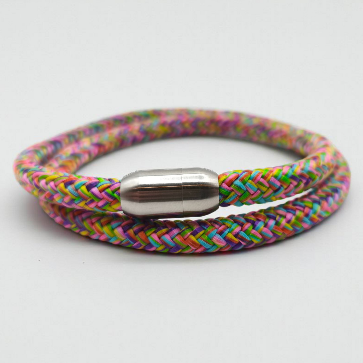 Segeltau-Armband "Flower" als Double | 8mm