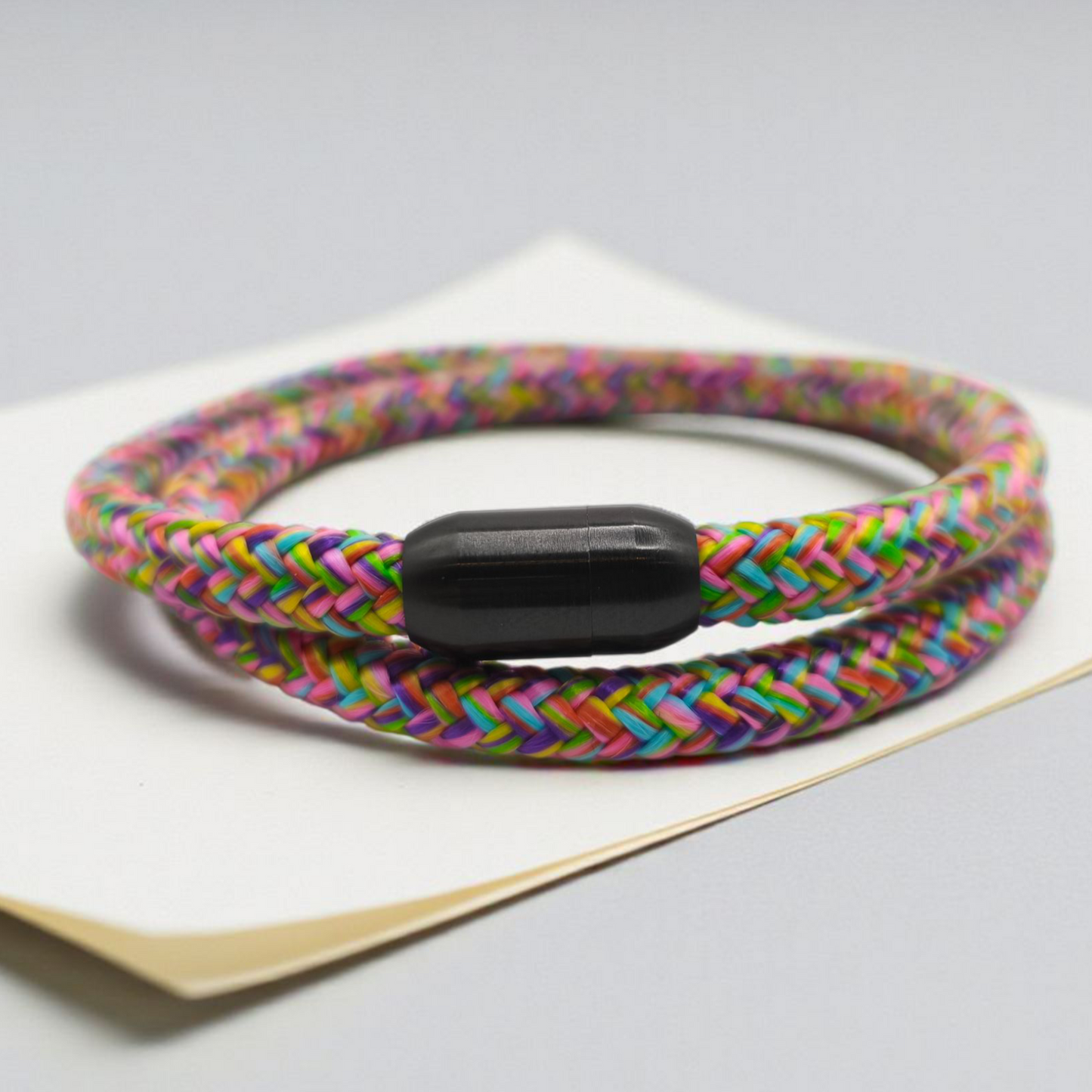 Segeltau-Armband "Flower" als Double | 8mm