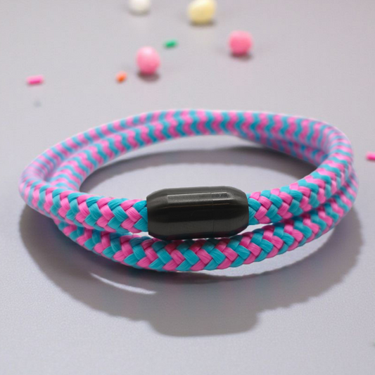 Segeltau-Armband "Lollypop" als Double | 6mm