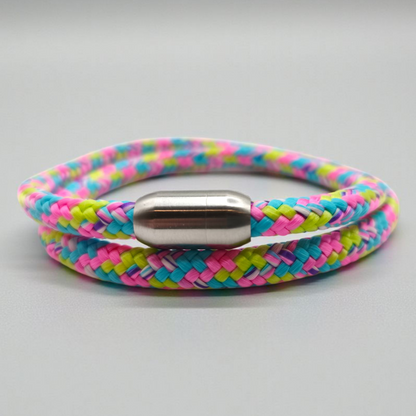 Segeltau-Armband "Bubble Gum" als Double | 8mm