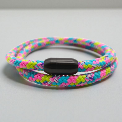 Segeltau-Armband "Bubble Gum" als Double | 8mm