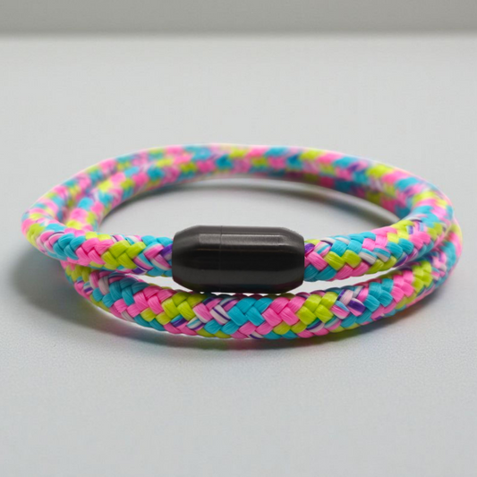 Segeltau-Armband "Bubble Gum" als Double | 8mm