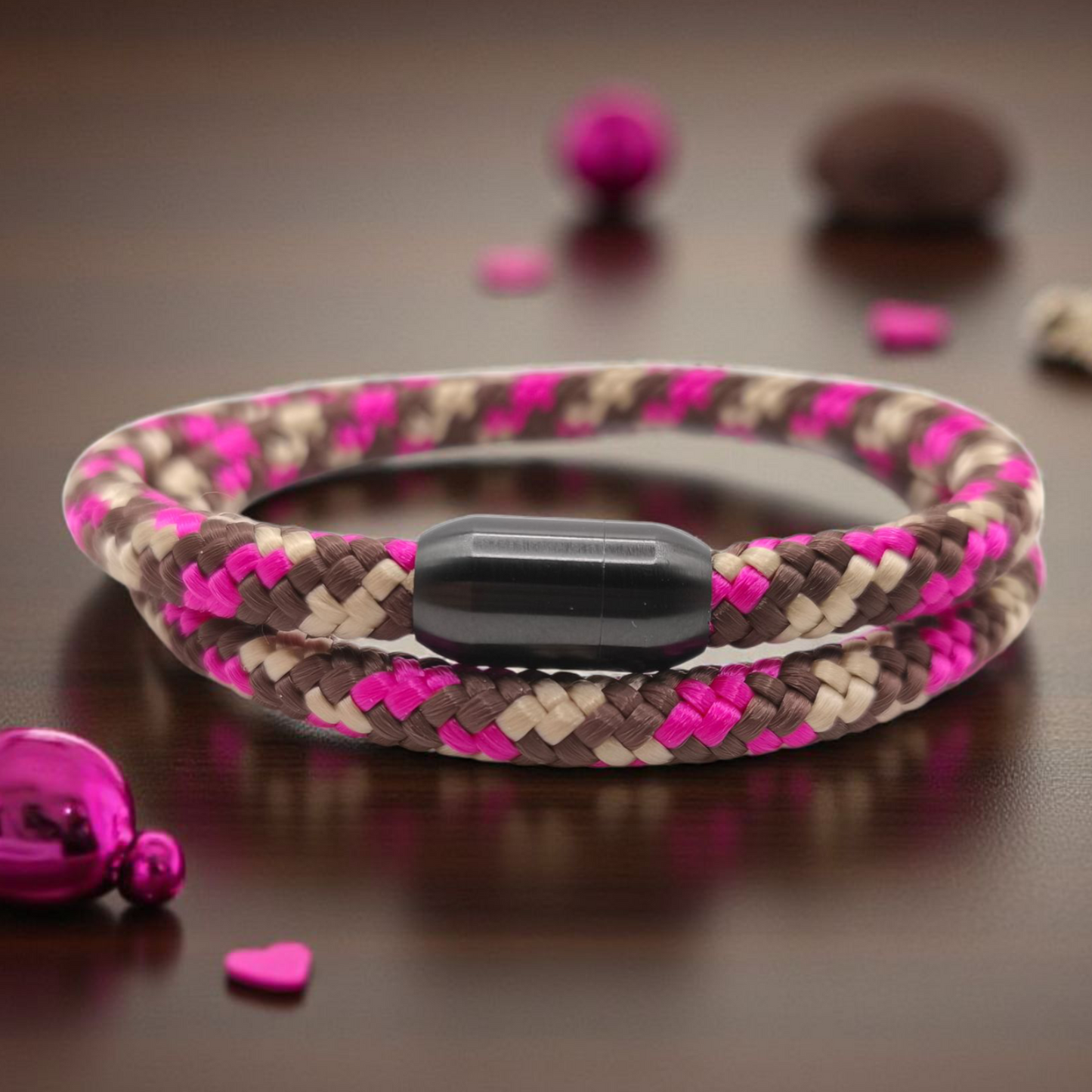 Segeltau-Armband "Praline" als Double | 8mm