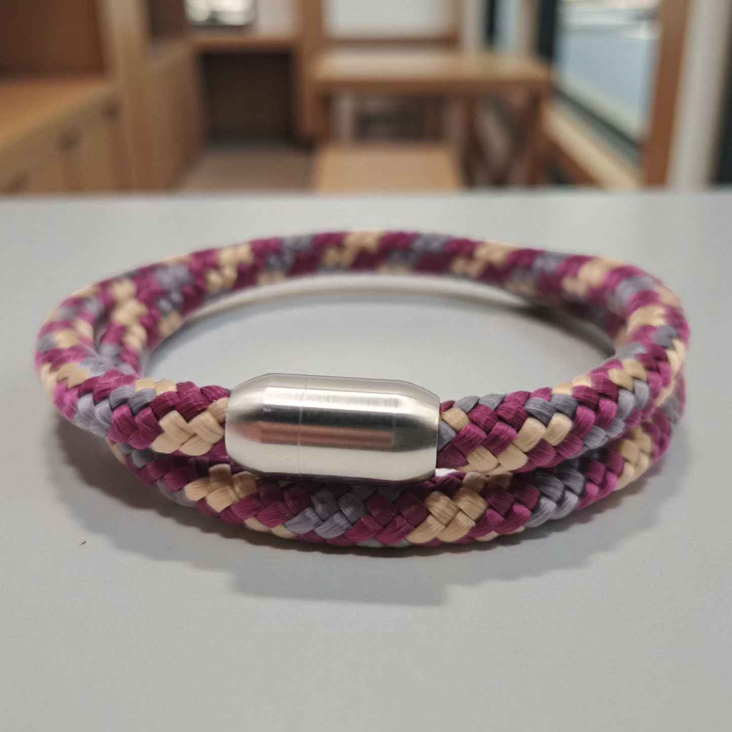 Segeltau-Armband "Classy" als Double | 8mm