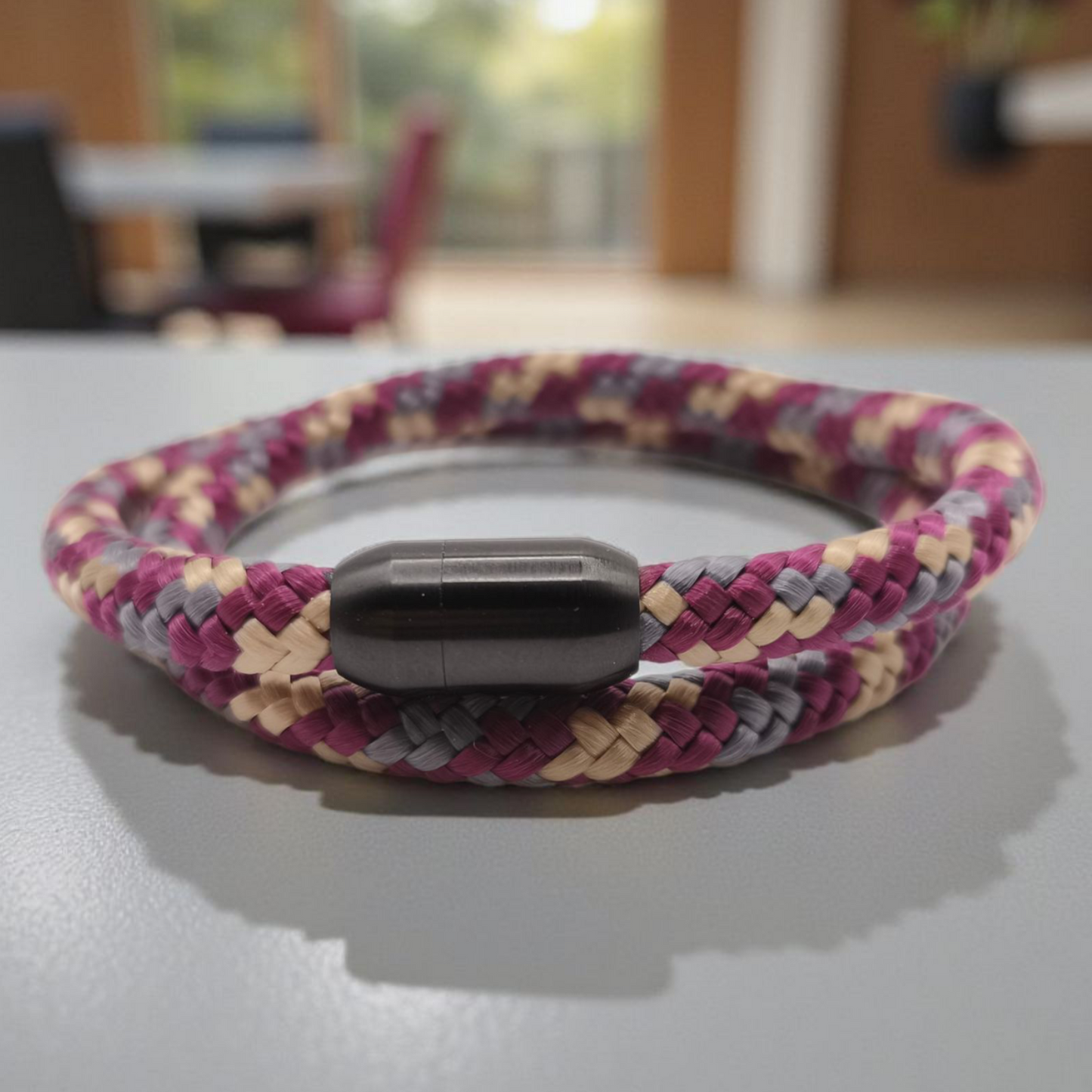 Segeltau-Armband "Classy" als Double | 8mm