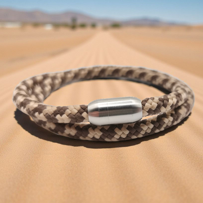 Segeltau-Armband "Desert" als Double | 6mm