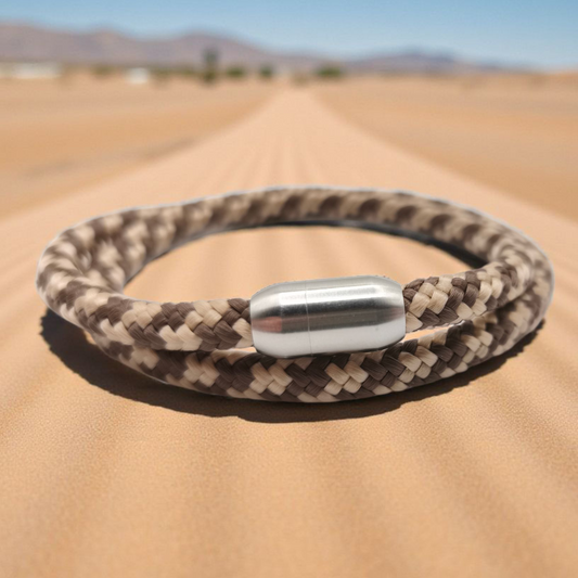 Segeltau-Armband "Desert" als Double | 6mm