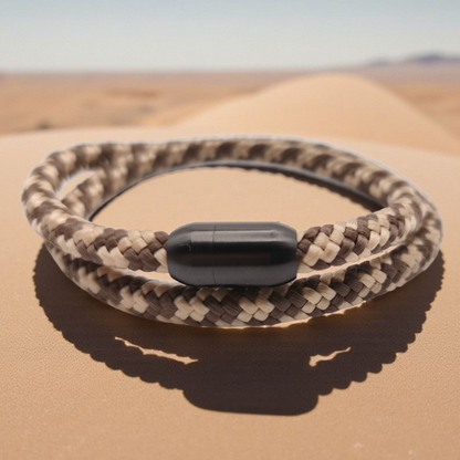 Segeltau-Armband "Desert" als Double | 6mm