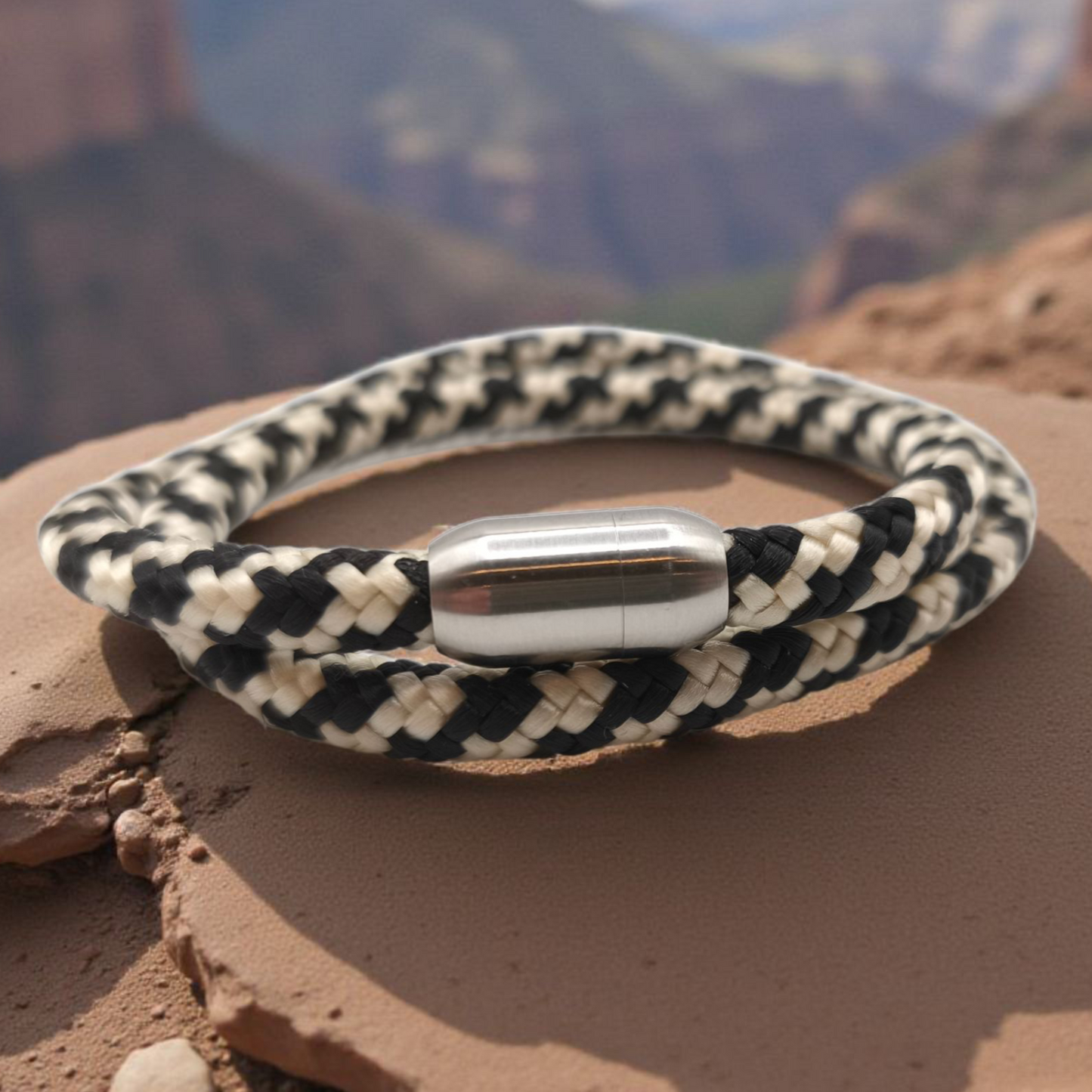 Segeltau-Armband "Rocky" als Double | 6mm