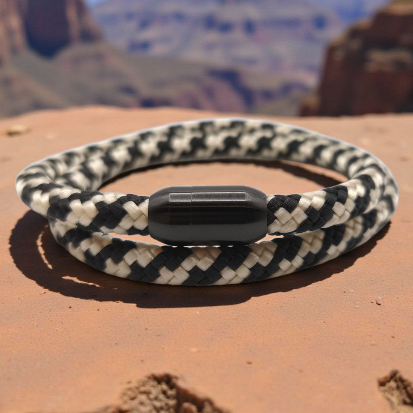 Segeltau-Armband "Rocky" als Double | 6mm