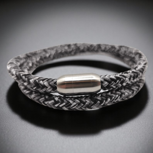Segeltau-Armband "Shadow" als Double | 6mm