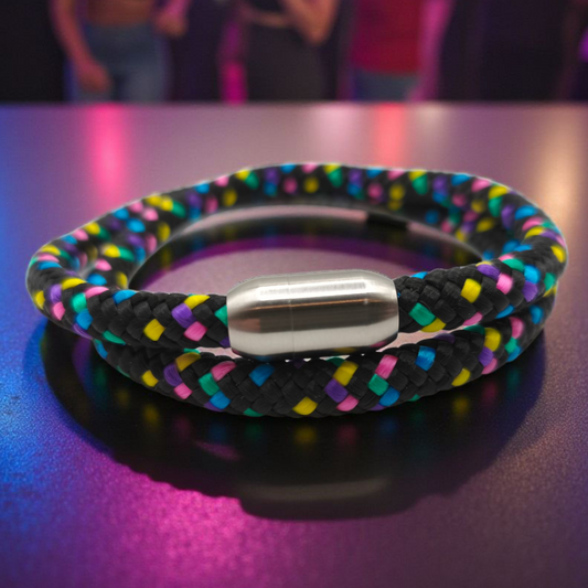 Segeltau-Armband "Disco" als Double | 8mm