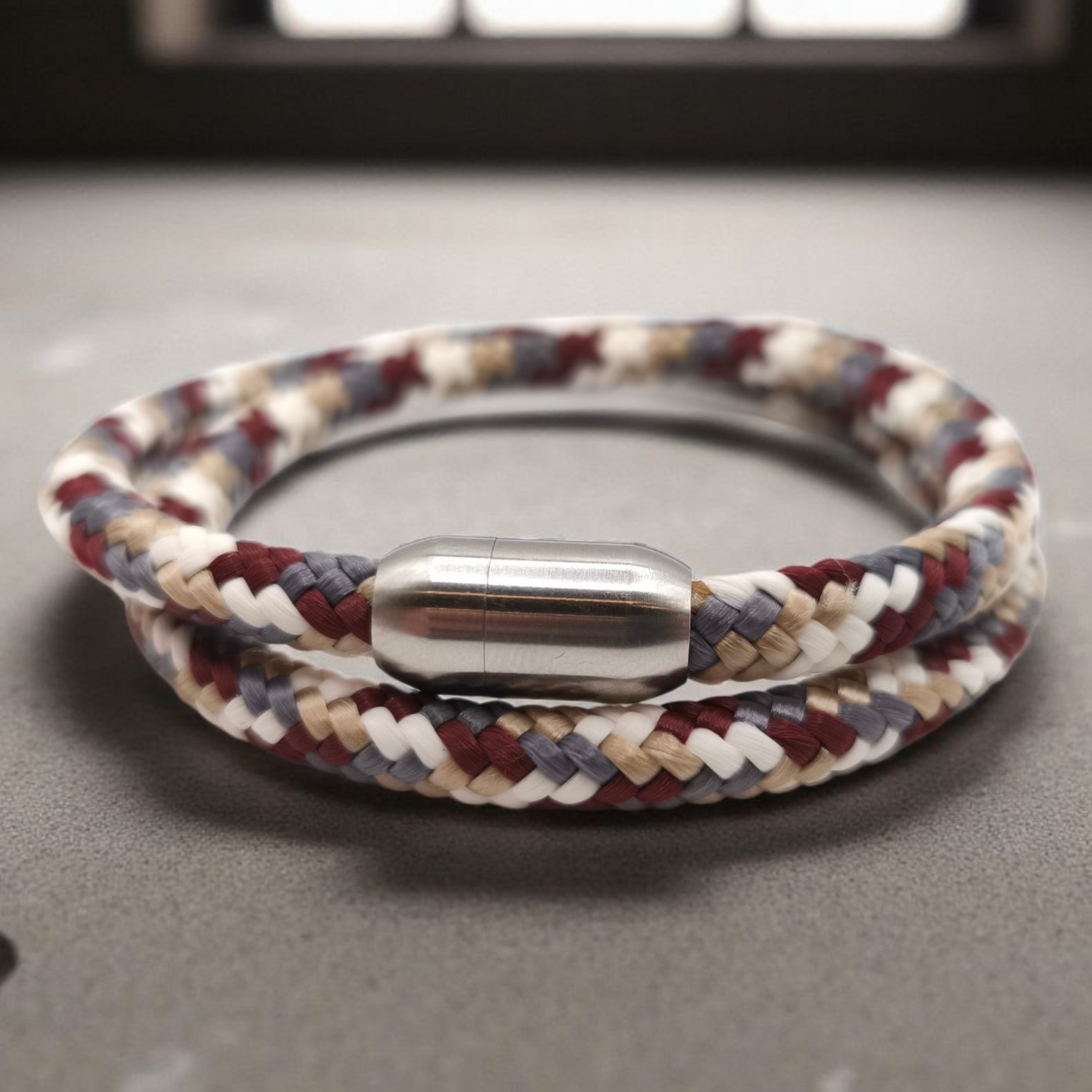 Segeltau-Armband "Alcatraz" als Double | 8mm