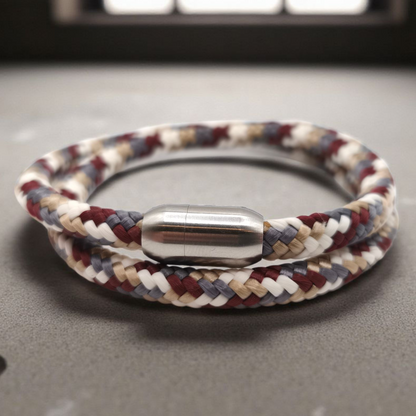 Segeltau-Armband "Alcatraz" als Double | 8mm