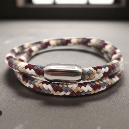 Segeltau-Armband "Alcatraz" als Double | 6mm