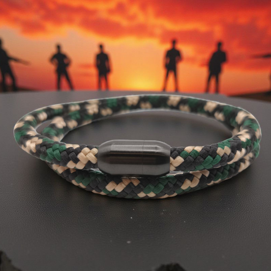 Segeltau-Armband "Warrior" als Double | 8mm