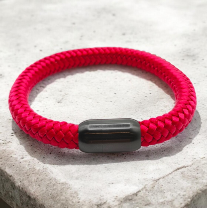 Segeltau-Armband "UNI" in Himbeere | 8mm