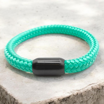 Segeltau-Armband "UNI" in Minze | 8mm