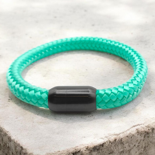 Segeltau-Armband "UNI" in Minze | 8mm