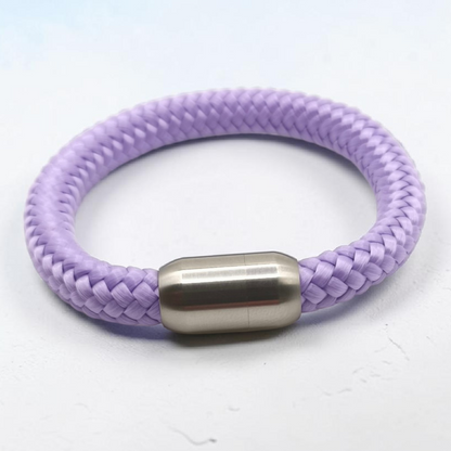 Segeltau-Armband "UNI" in Bright-Lila | 8mm