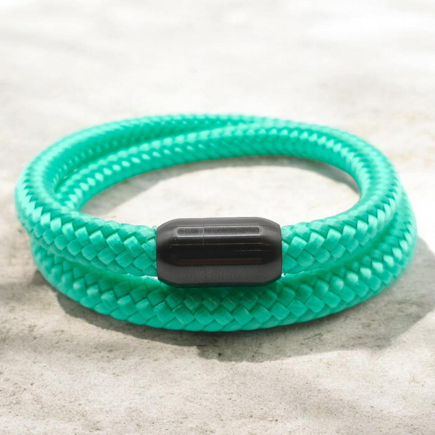 Segeltau-Armband "UNI DOUBLE" in Minze | 8mm